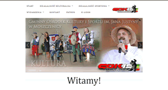 Desktop Screenshot of gok.moszczenica.eu